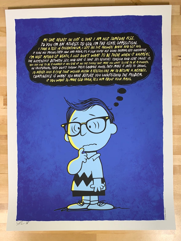 Woody Allen - 2013 Todd Slater Poster Art Print