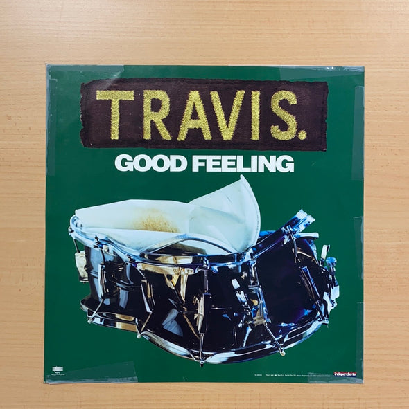 Travis - 1997 original vinyl poster insert 12x12 record art