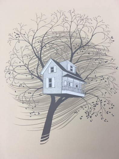 Tree House (Chicago series) - 2013 Justin Santora Poster Art Print