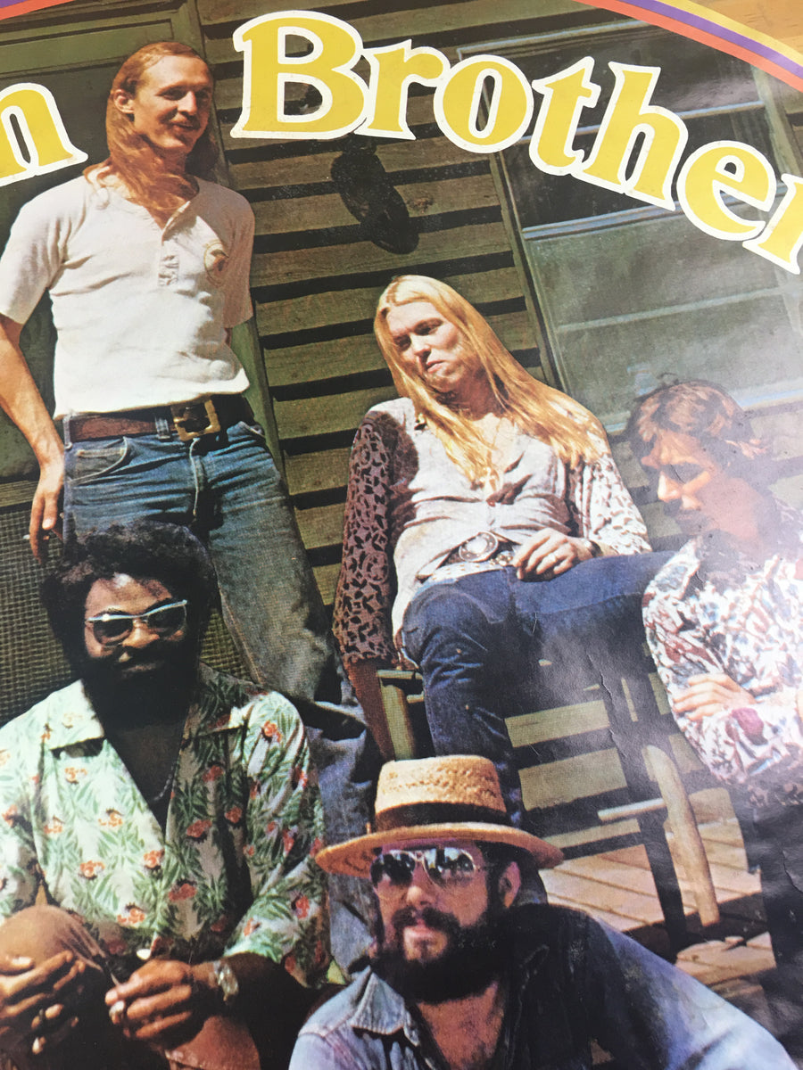 The Allman Brothers Band - 1973 Poster vintage rock and roll