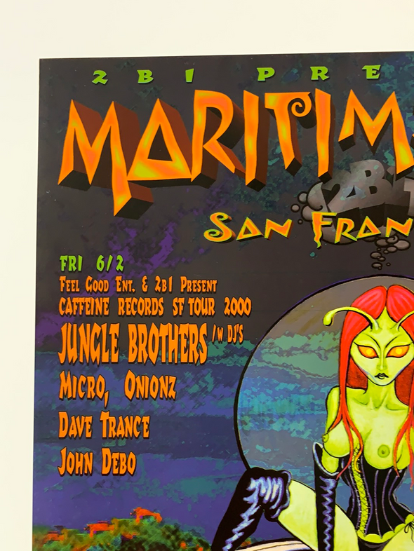 MHP 93 Dropkick Murphys - 2000 poster Maritime Hall San Fran 1st