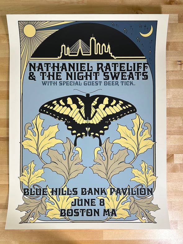 Nathaniel Rateliff & the Night Sweats - 2018 poster Boston, MA
