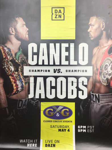 Boxing - 2019 Poster Canelo vs Jacobs