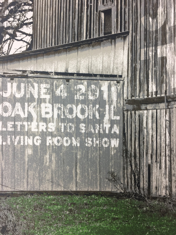 Jeff Tweedy - 2011 Dan MacAdam Crosshair Poster Oakbrook, IL Living Room Show