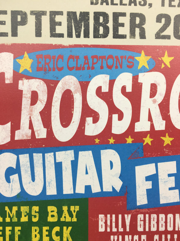 Crossroads Guitar Festival - 2019 poster Dallas, TX American Airlines Center