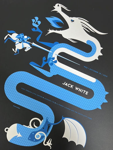 Jack White - 2012 Tom Whalen poster Jackson, TN