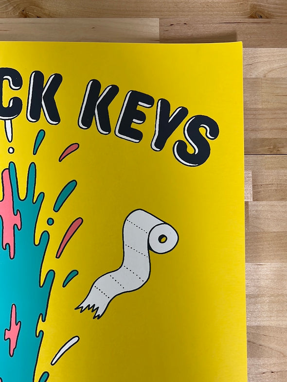 The Black Keys - 2022 Clay Hickson poster Mansfield, MA