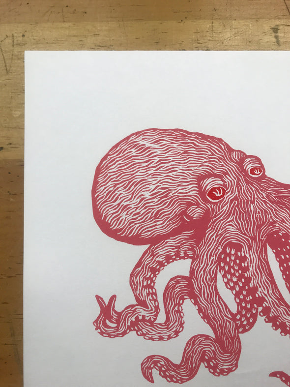 Wicked Octopus - 2008 Paul Roden Valerie Lueth poster art print by Tugboat Print