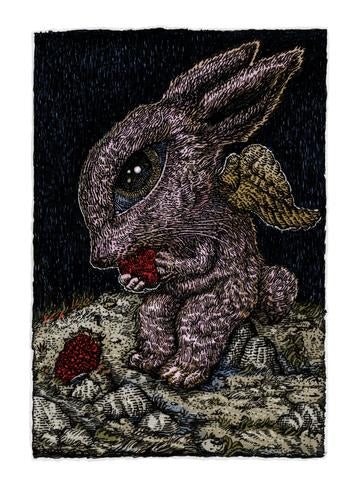 Truffle Bunny - 2019 David Welker poster, art print