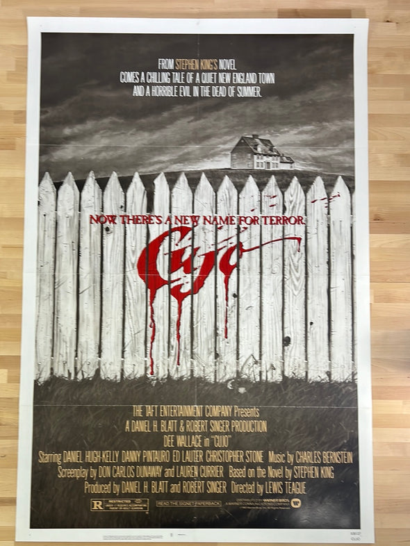 Cujo - 1983 movie poster original