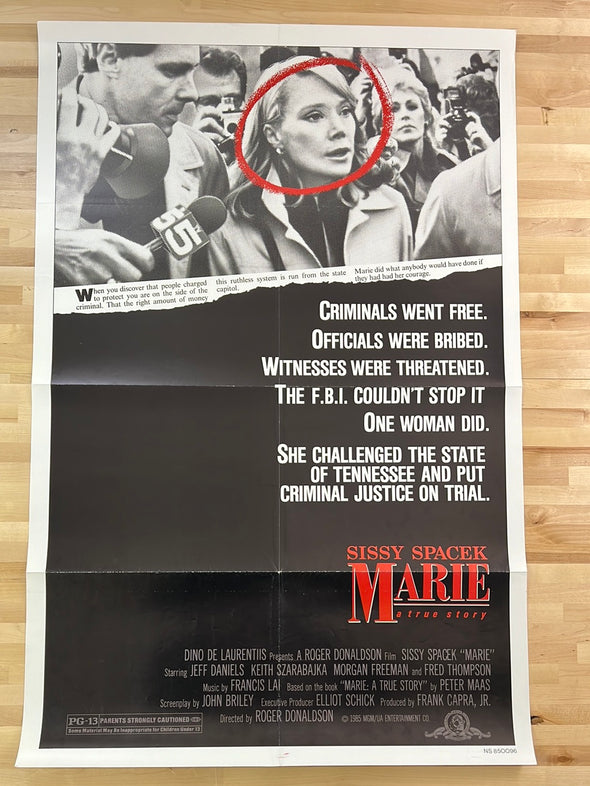 Marie - 1985 movie poster original