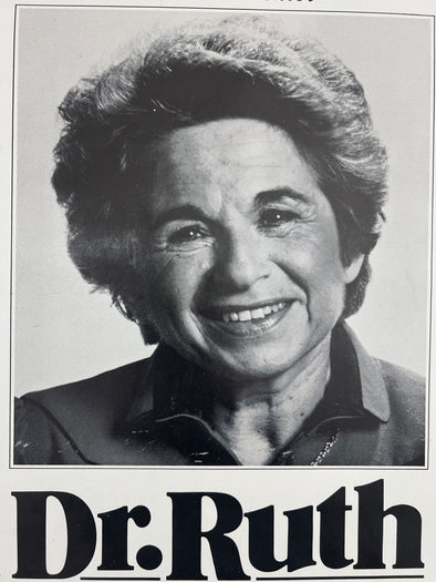 Dr. Ruth - 1985 Promo Poster Sexually Speaking Denver, CO St. Cajetan's Center