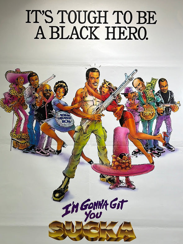 I'm Gonna Git You Sucka - 1988 movie poster original
