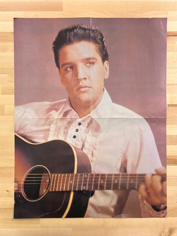 Elvis Presley - 1979 Poster Guitar / Lisa Marie Presley (Double Sided)