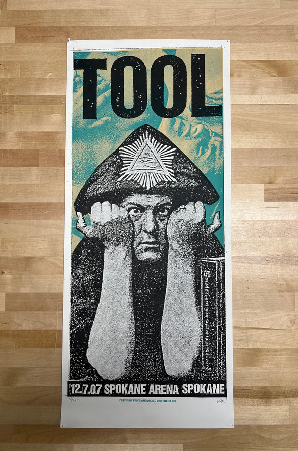 ANDREASGURSKY カミオカンデ 2007 ポスタープリント Tool - 2007 Print Mafia poster Spokane, WA Spokane Coliseum – Sold