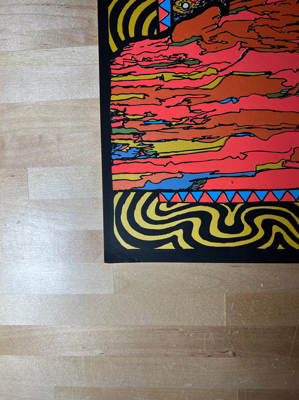 Beats Antique - 2016 Nathaniel Deas poster Morrison, CO Red Rocks Amphitheatre