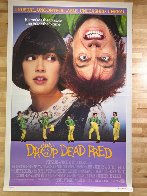 Drop Dead Fred - 1991 movie poster original