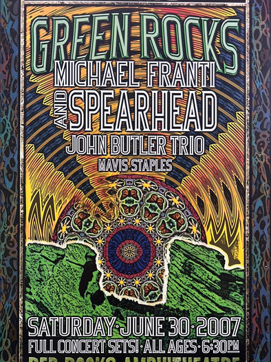 Spearhead - 2007 poster Morrison, CO Red Rocks Amphitheatre