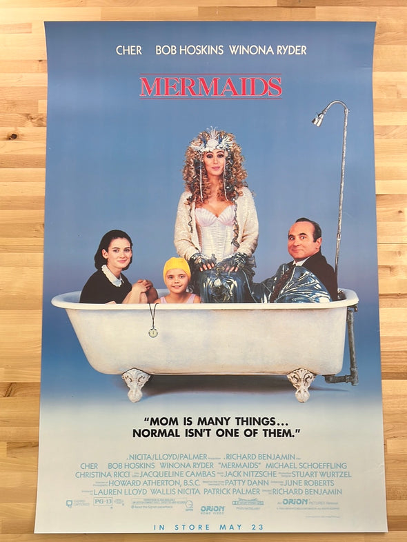 Mermaids - 1990 movie poster original vintage