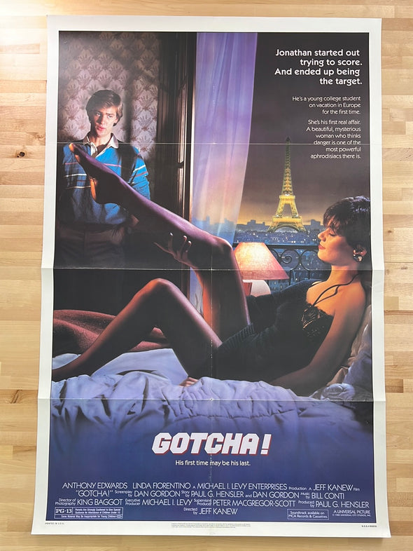 Gotcha! - 1985 movie poster original vintage