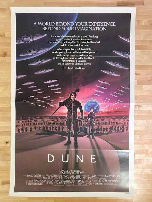 Dune - 1984 David Lynch movie poster original vintage