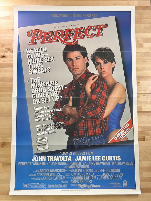 Perfect - 1985 movie poster original vintage