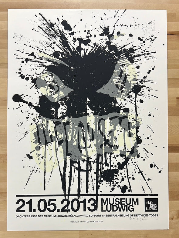 Thee Oh Sees - 2013 Lars P Krause poster Cologne, CGN Museum Ludwig