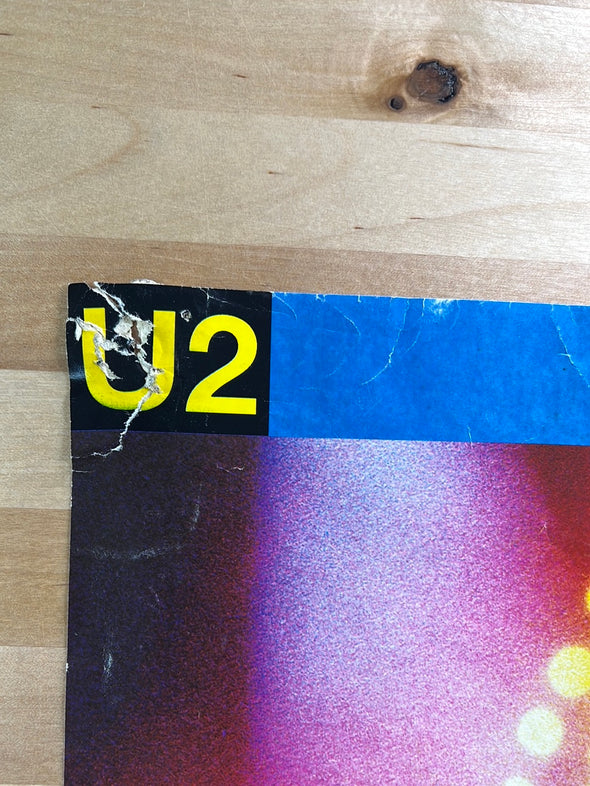 U2 - 1990 Bono Zoo TV promo poster vintage