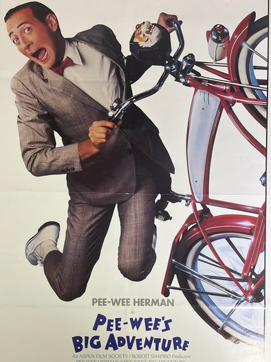 Pee-Wee's Big Adventure - 1985 movie poster original vintage