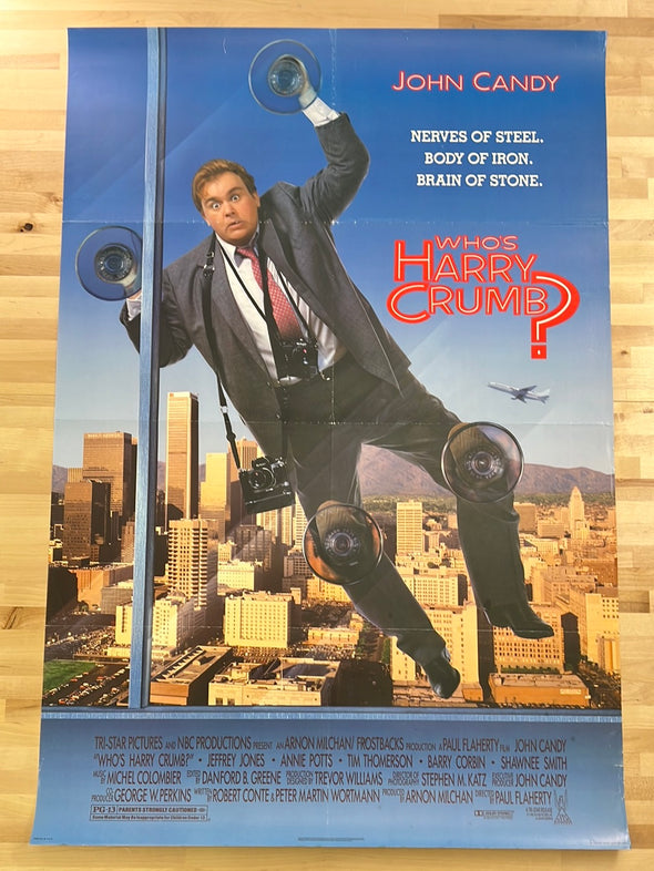 Who's Harry Crumb? - 1989 movie poster original vintage