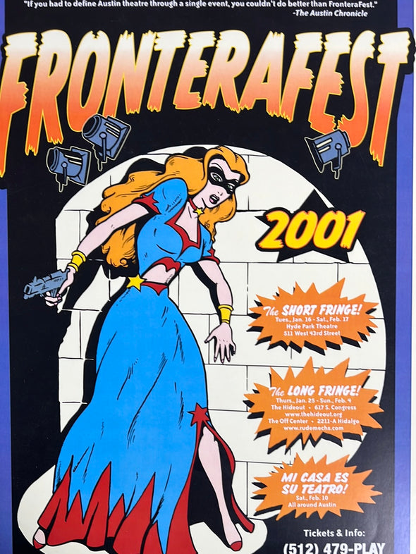 Fronterafest - promo poster Hyde Park Theatre