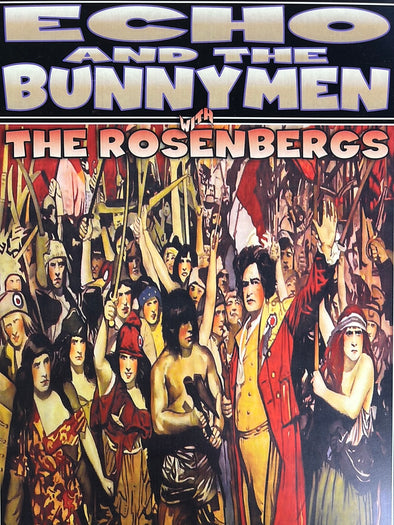 Echo and the Bunnymen, The Rosenbergs - 2001 poster Toad's Place New Haven, CT