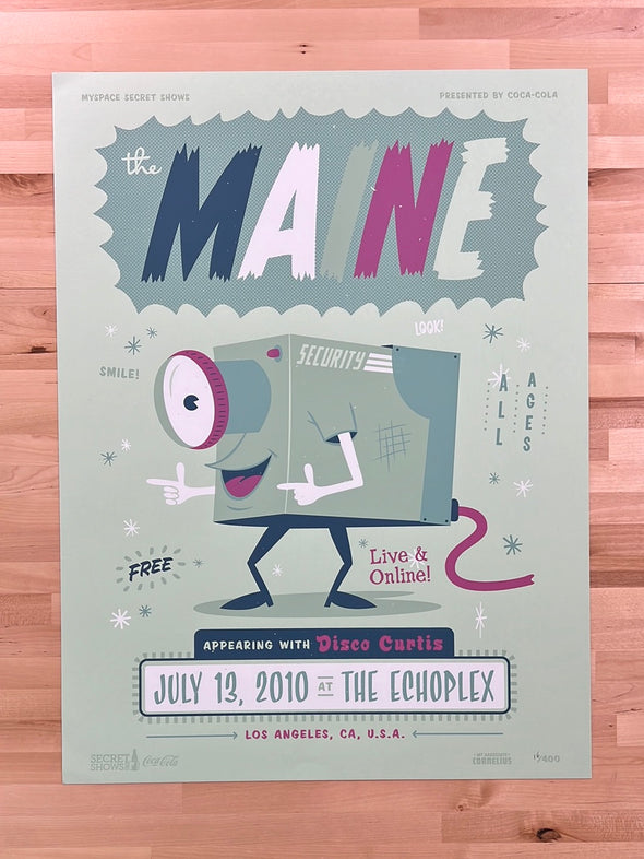 The Maine - 2010 poster Los Angeles, CA The Echoplex