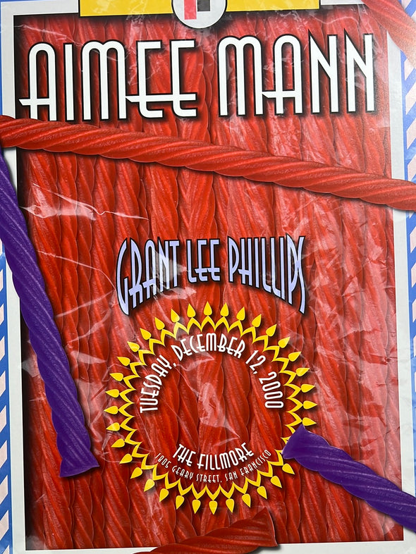 Aimee Mann - 2000 Frank Wiedemann poster San Francisco, CA The Fillmore