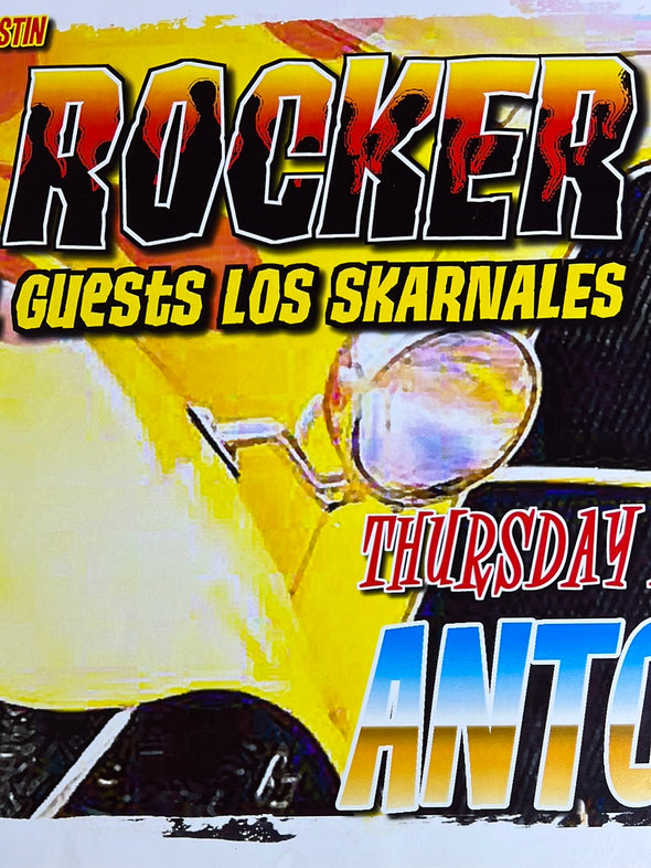Lee Rocker - 2000 promo poster Austin, TX Antone's