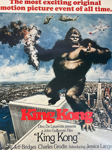 King Kong - 1976 movie poster original