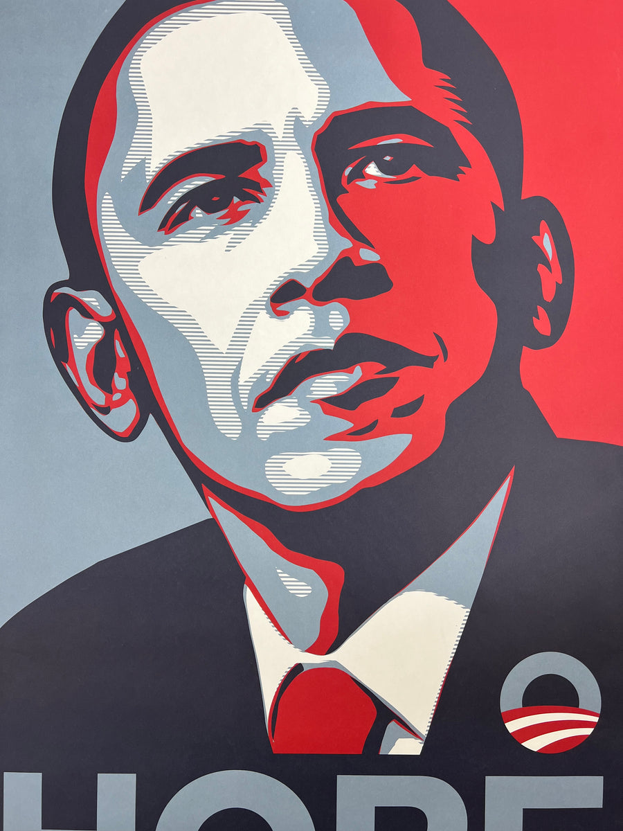 Obama Hope - 2008 Shepard Fairey poster Obey art print – Sold Out