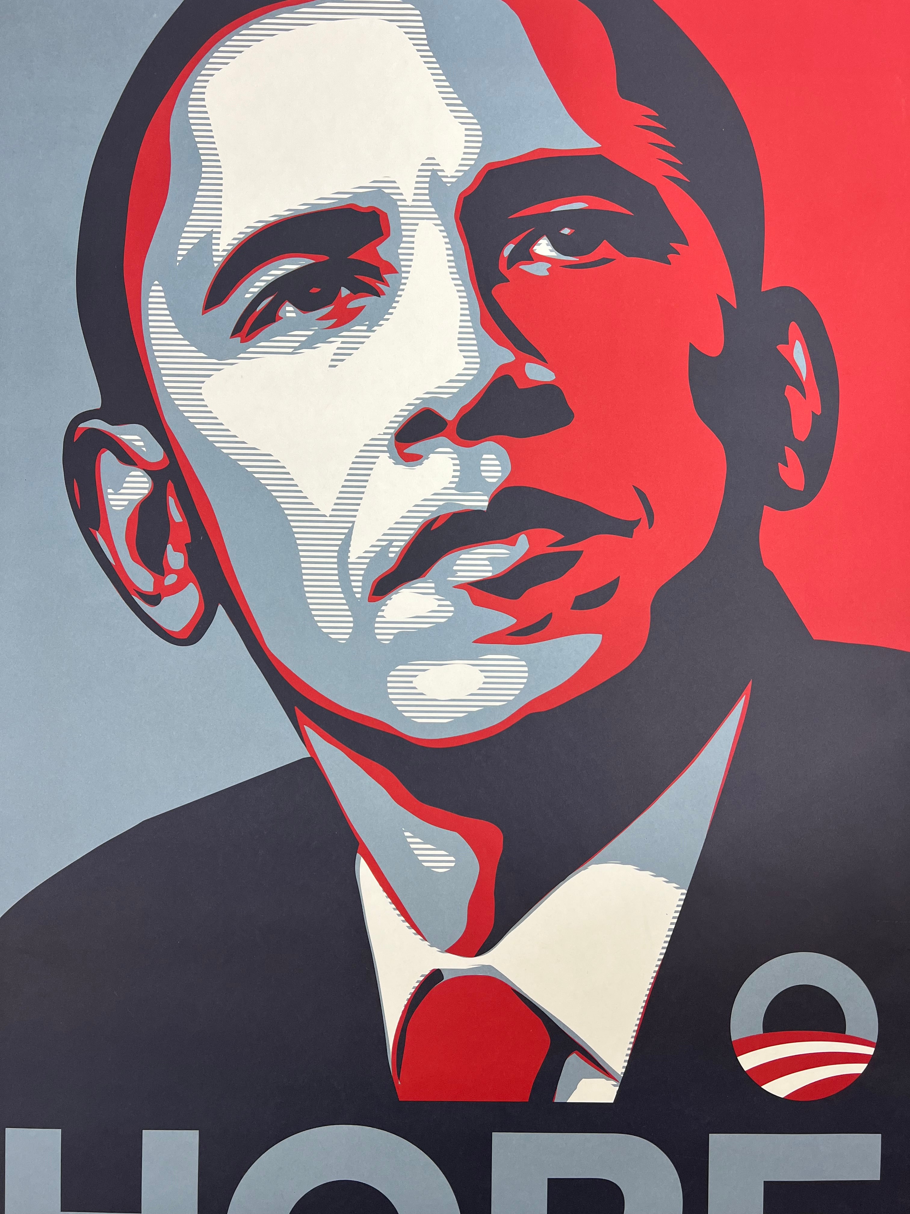 Shepard Fairey's 2008 Barack Obama HOPE poster