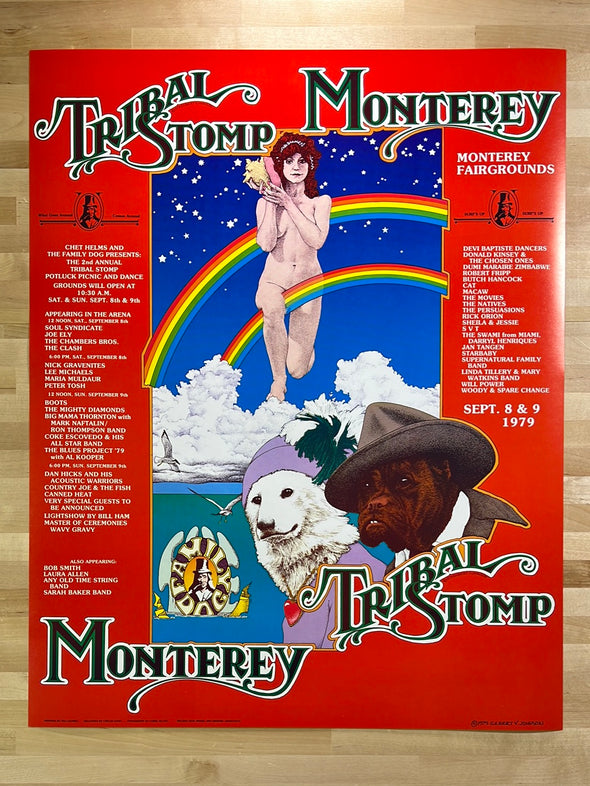 Tribal Stomp Monterey - 1979 Gilbert V. Johnson poster Monterey, CA