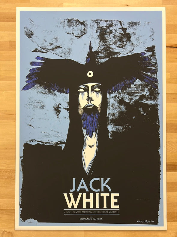 Jack White - 2015 Mercadorama poster Monterrey, MX Banamex Theatre