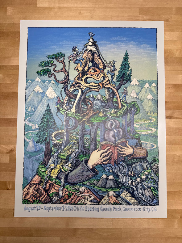 Phish - 2024 David Welker poster Dick's Commerce City, CO