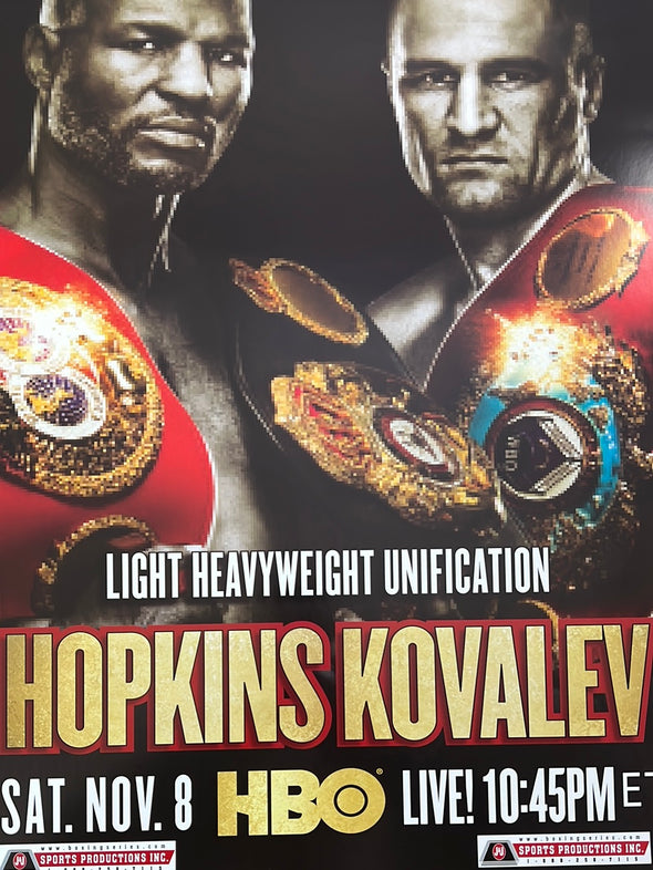 Boxing - 2014 Hopkins vs Kovalev Poster