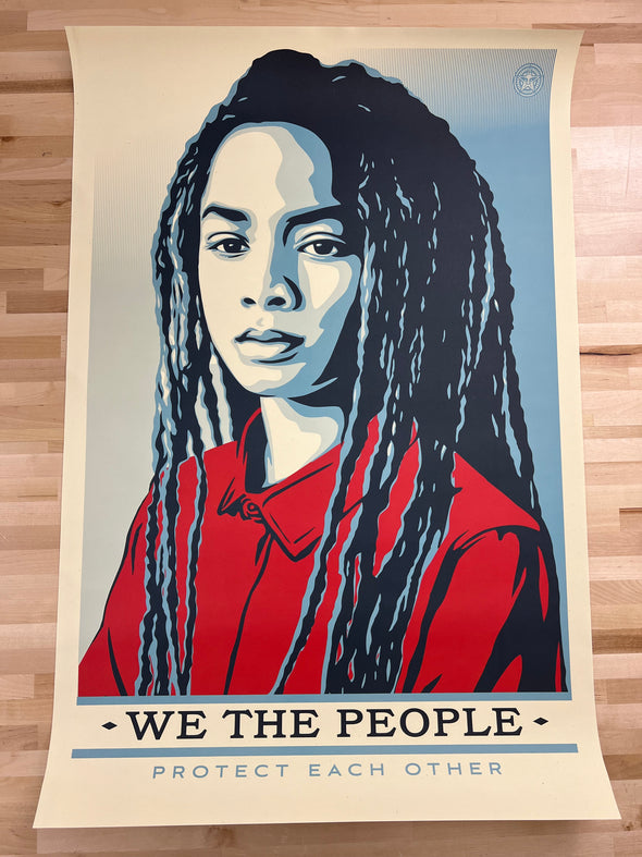 We The People Protect Each Other - 2017 Shepard Fairey poster Obey art print