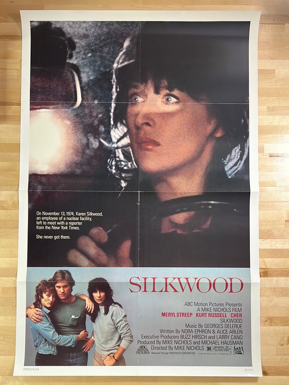 Silkwood - 1983 movie poster original vintage