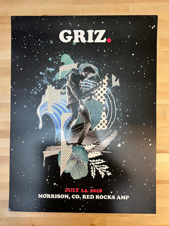 Griz - 2018 poster Red Rocks Morrison, CO