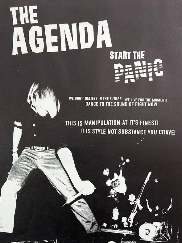 The Agenda - 2002 promo poster Kindercore