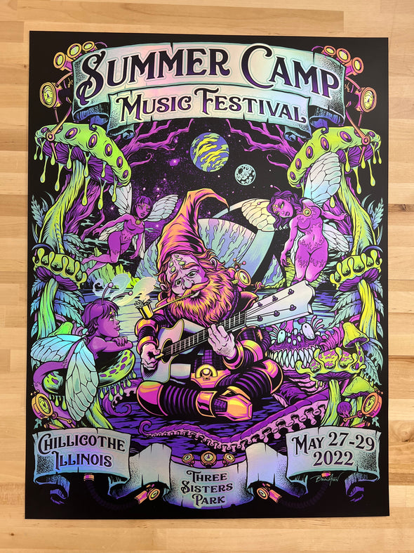 Summer Camp Music Festival - 2022 Brian Allen poster Chillicothe, IL Three Sisters Park