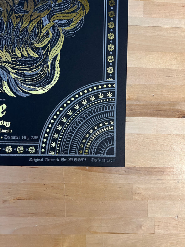 Bone Thugs N Harmony - 2018 XLUSIV poster Denver, CO Fillmore Auditorium