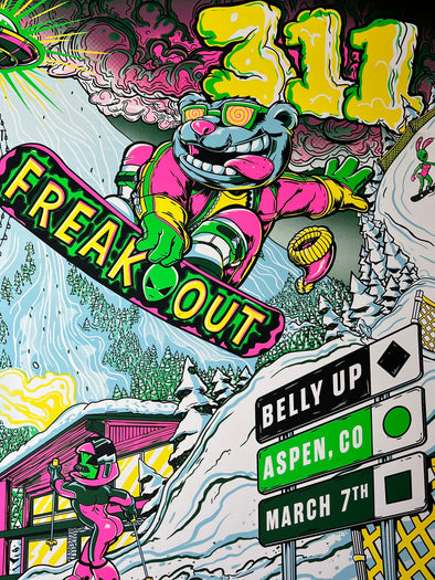 311 - 2022 Landon Armstrong poster Aspen, CO Belly Up
