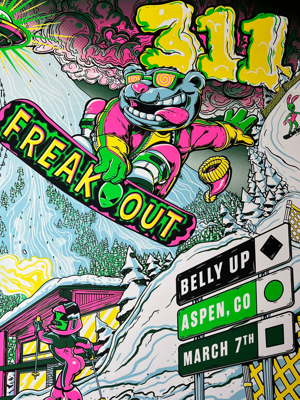 311 - 2022 Landon Armstrong poster Aspen, CO Belly Up
